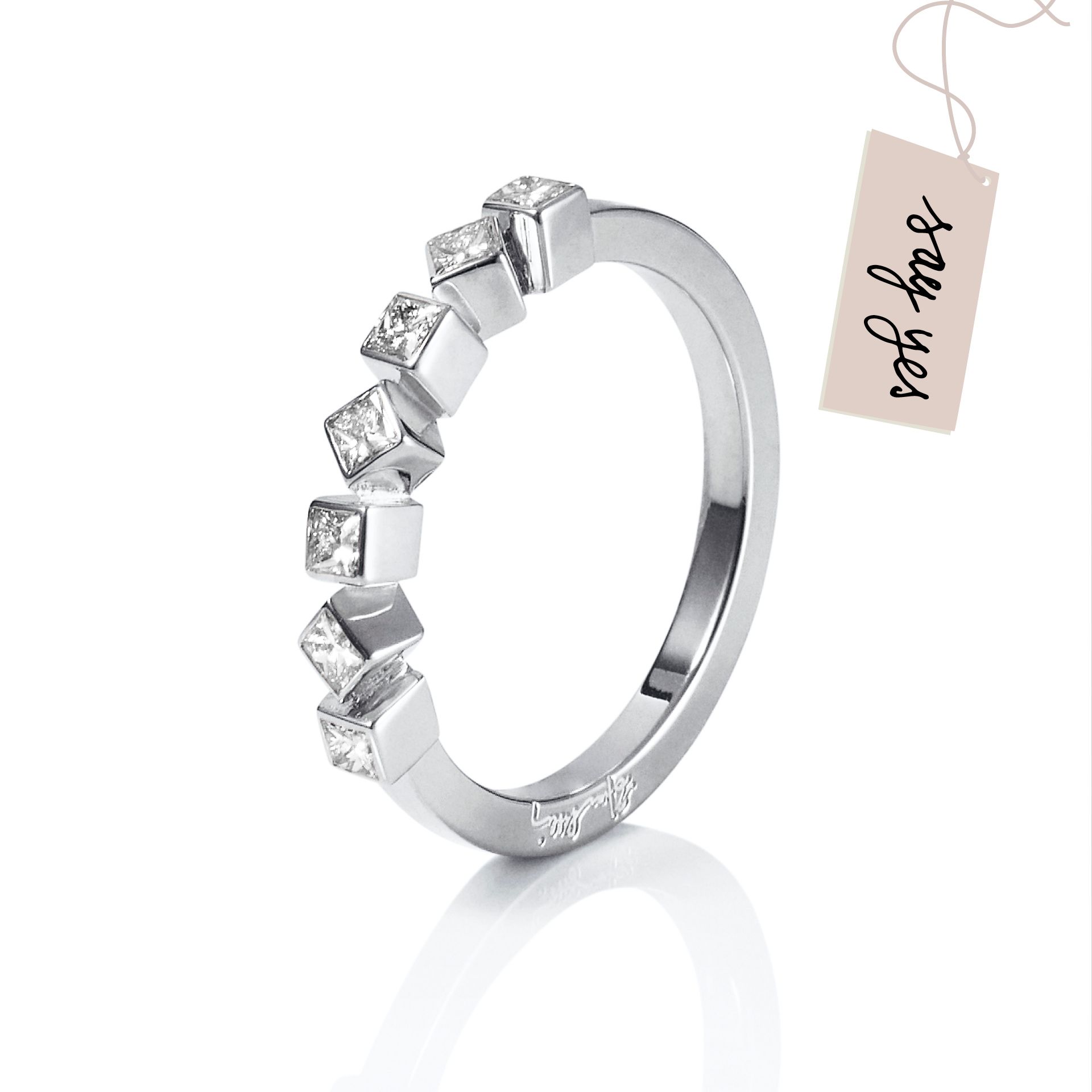 Efva Attling Love Dice Stars Ring 17-50 MM HYRA RING-SILVER